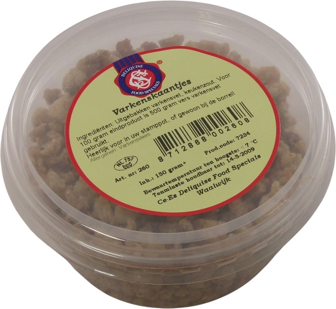 Pork crackling 140 g pcs