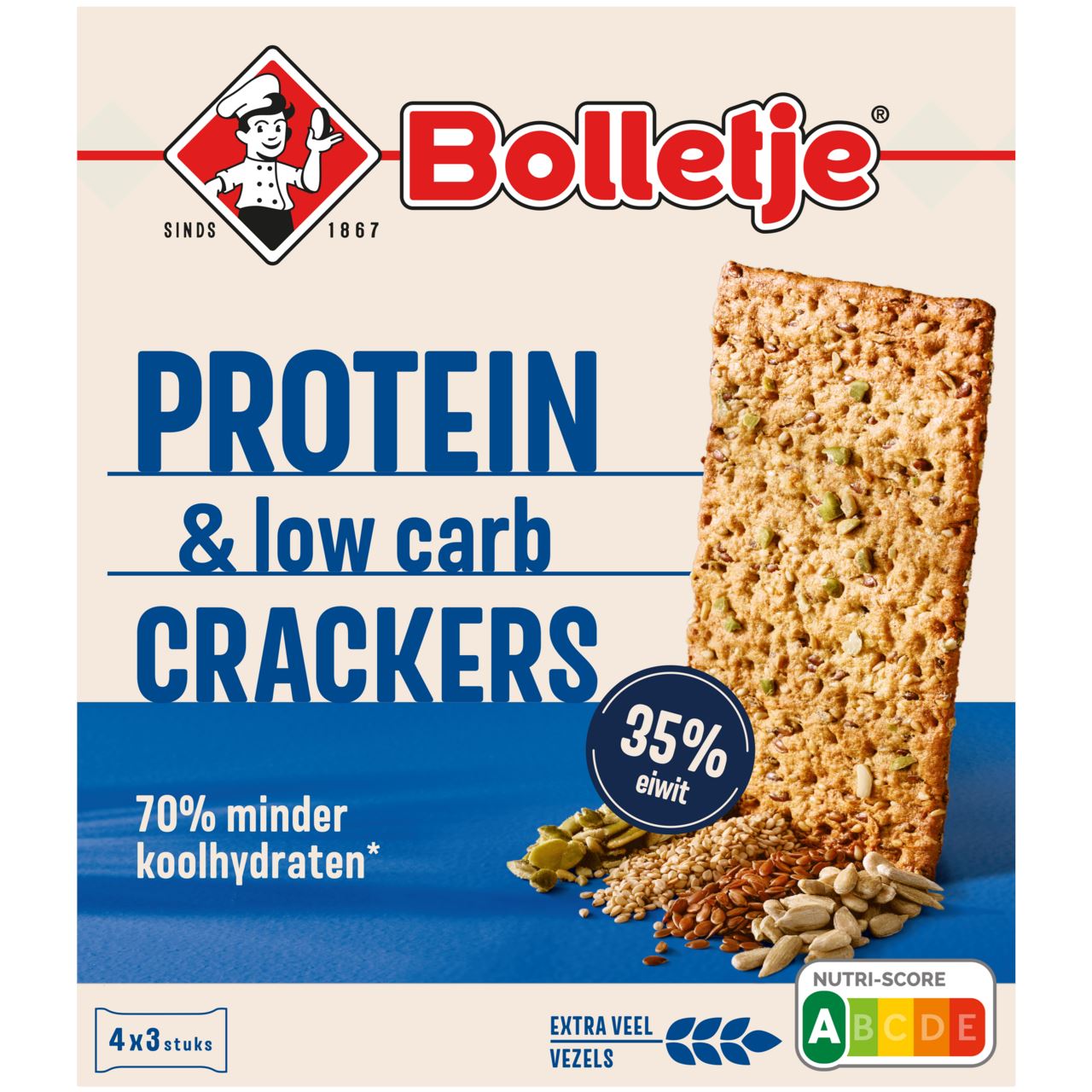 Bolletje Protein Crackers 190 g
