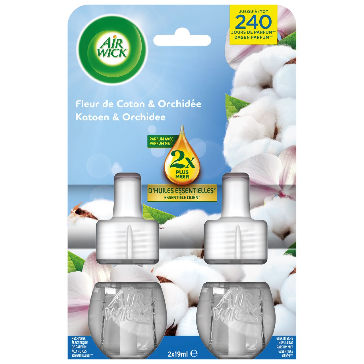 Air Wick Refill Cotton Duo 19 ml