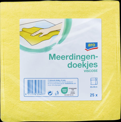 aro Household Towels Yellow 25 pieces