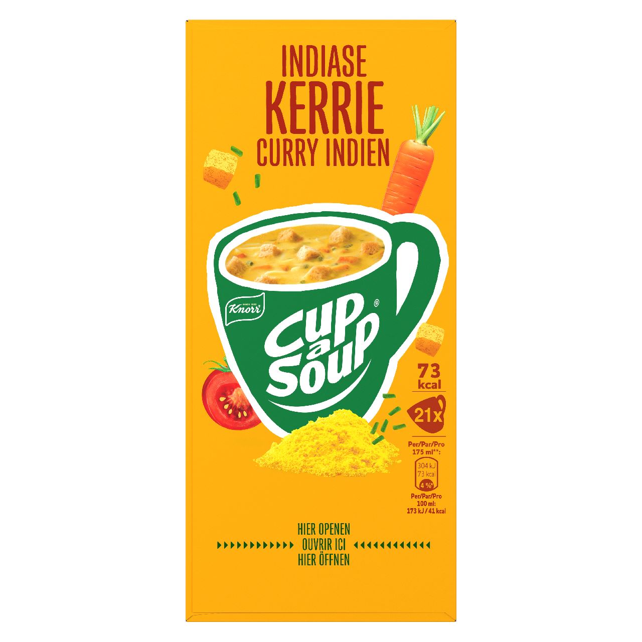 Knorr Cup-a-Soup Indian Curry 357 g (21x17g)
