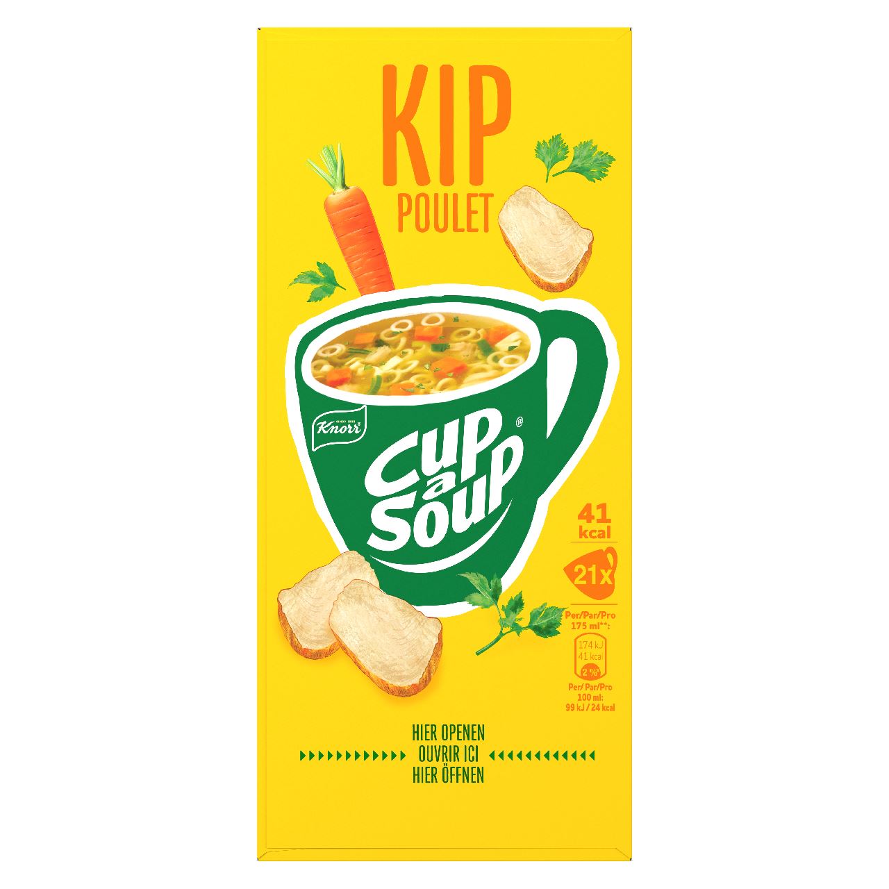 Knorr Cup-a-Soup Chicken 252 g (21x12g)