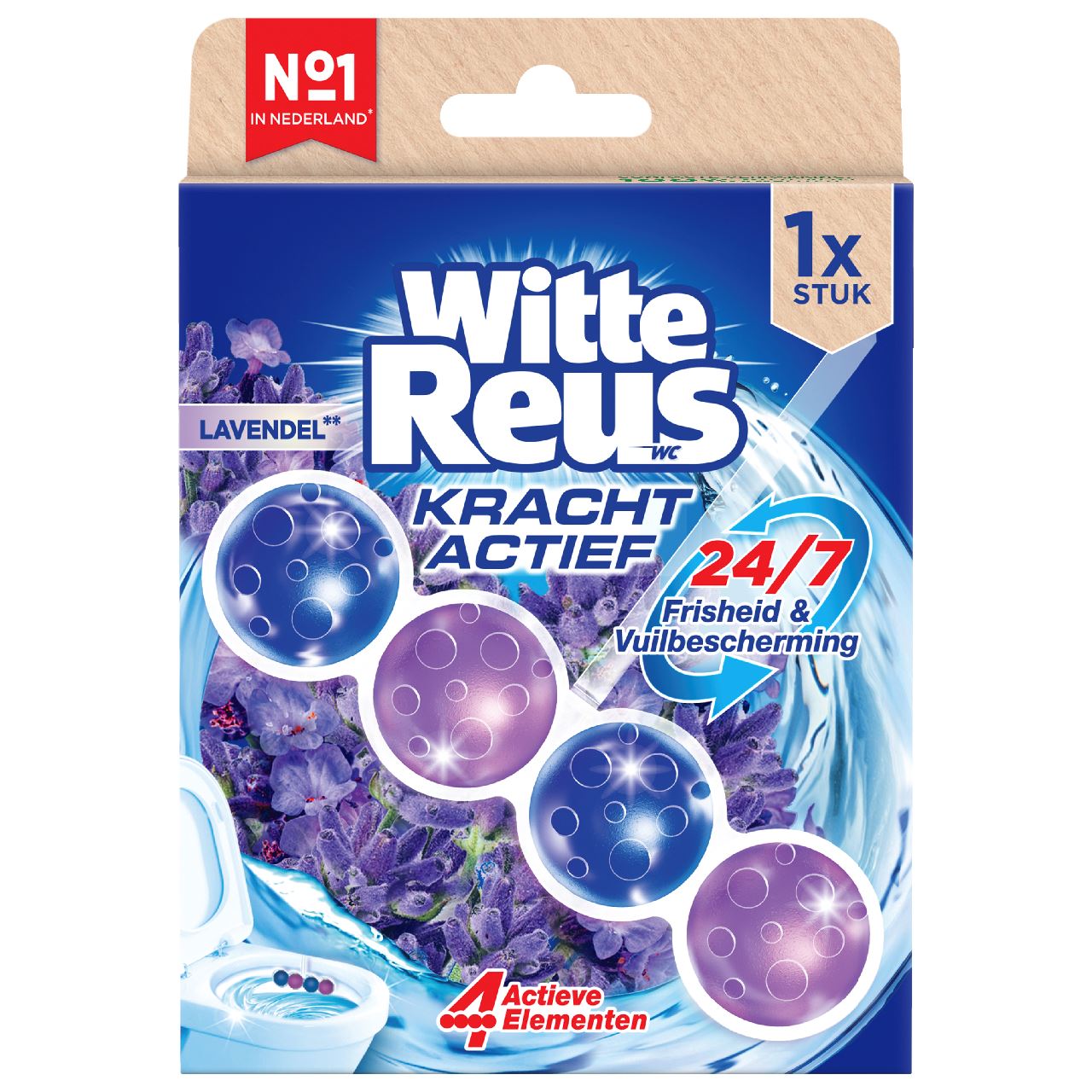 Witte Reus Toilet Block Power Active Lavender 50 g