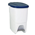 aro Pedal bin 25 liters white/blue