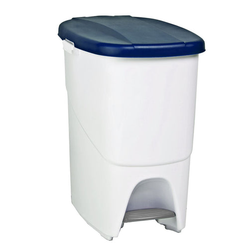 aro Pedal bin 25 liters white/blue