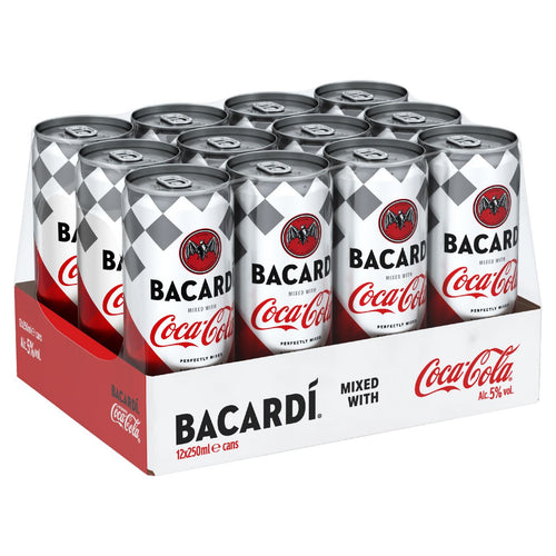 BACARDÍ Coca-Cola 12 x 25 cl 5%