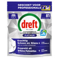 dreft Professional Platinum Regular Dishwasher tablets 81 pieces