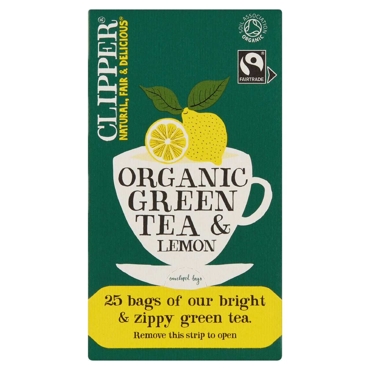 CLIPPER Green Tea Lemon 25 pieces 50 g