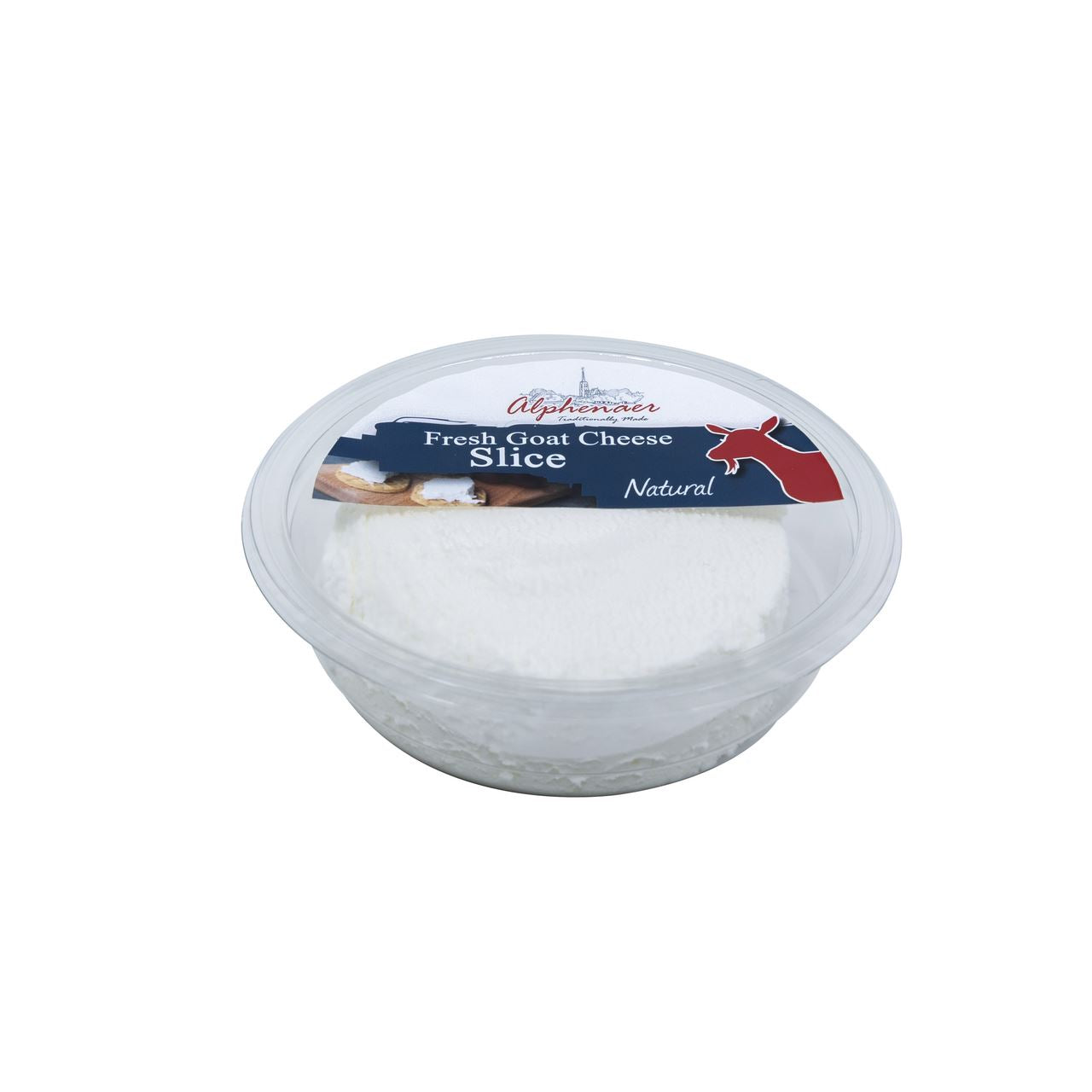 Alphenaer Fresh Goat Cheese Slice Natural 120 g